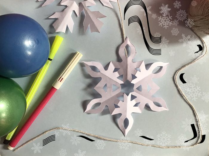 简易教程：低成本制作圣诞雪花挂饰-第2张图片-趣作屋