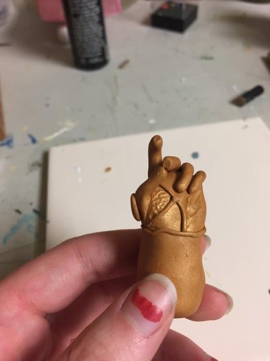 自制迷你无限手套教程-聚合物粘土DIY-第12张图片-趣作屋