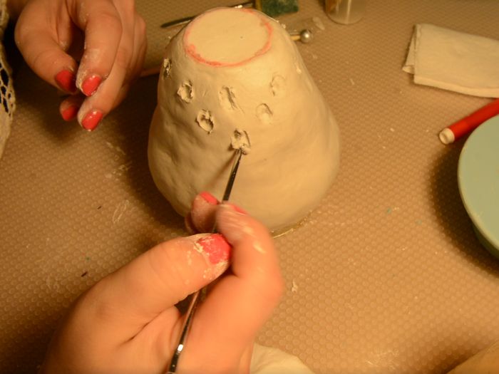 草莓造型花盆手工制作教程:风干黏土DIY创意容器-第20张图片-趣作屋 草莓造型花盆手工制作教程:风干黏土DIY创意容器-第20张图片-趣作屋