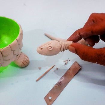 低成本旧物改造幸运龟手工艺品DIY教程-第4张图片-趣作屋