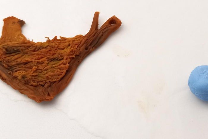 靛蓝雀鸟巢项链手工制作教程-第16张图片-趣作屋