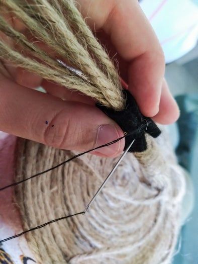 波西米亚风悬挂花盆改造教程-旧塑料花盆变身艺术品-第18张图片-趣作屋