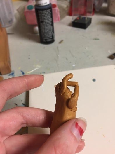 自制迷你无限手套教程-聚合物粘土DIY-第11张图片-趣作屋