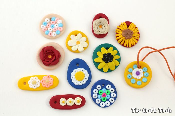 亲子手工DIY：软陶拼豆吊坠制作教程-第6张图片-趣作屋