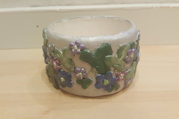 空纸筒手工腕带制作教程-聚合物粘土花朵装饰-第15张图片-趣作屋 空纸筒手工腕带制作教程-聚合物粘土花朵装饰-第15张图片-趣作屋