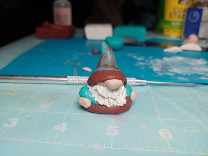 DIY微缩花园地精教程——聚合物黏土制作全步骤-第17张图片-趣作屋