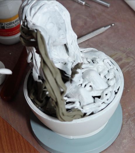 DIY面条女孩手作教程-创意黏土造型全步骤-第19张图片-趣作屋