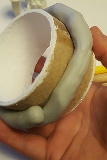 空纸筒手工腕带制作教程-聚合物粘土花朵装饰-第3张图片-趣作屋 空纸筒手工腕带制作教程-聚合物粘土花朵装饰-第3张图片-趣作屋