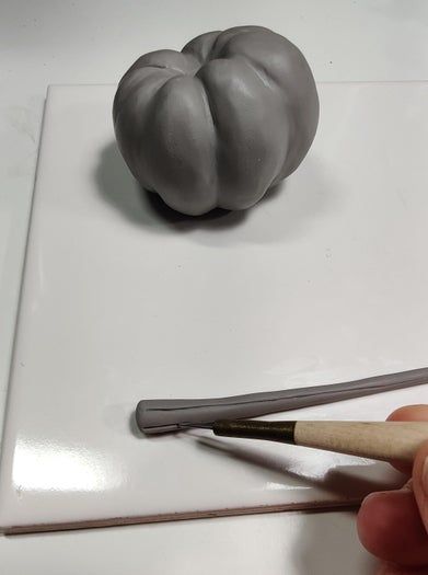 万圣节自制迷你南瓜灯教程-聚合物粘土手作指南-第12张图片-趣作屋