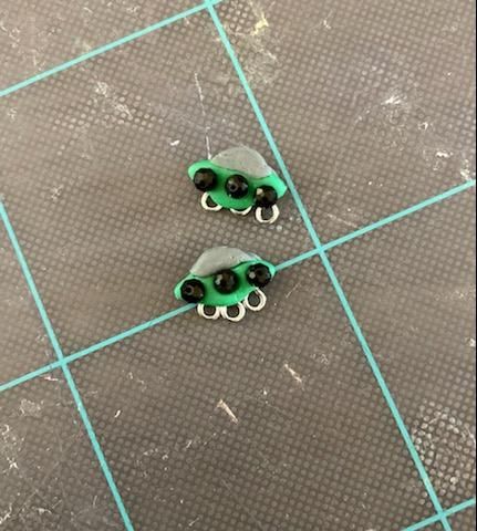 新手入门垂坠耳环制作教程-聚合物黏土手作指南-第12张图片-趣作屋