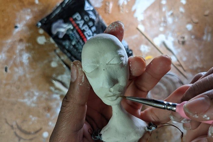 自制印尼传统木偶教程：创意纸黏土DIY全攻略-第21张图片-趣作屋