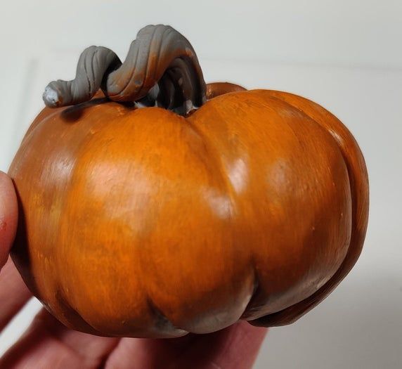 万圣节自制迷你南瓜灯教程-聚合物粘土手作指南-第19张图片-趣作屋