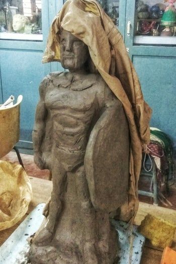 希腊战士陶土雕塑制作全流程指南-第32张图片-趣作屋