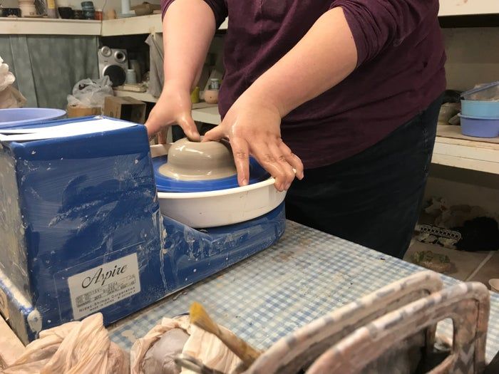 电动陶轮制作小型陶碗全流程教程-第14张图片-趣作屋