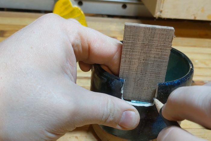 陶瓷杯木质手柄DIY制作教程-第9张图片-趣作屋