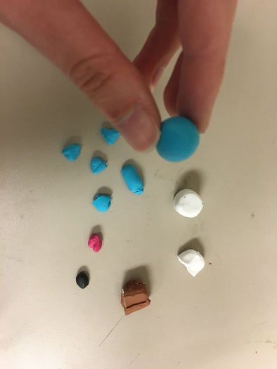 儿童手工：杰尼龟黏土挂件制作教程-第6张图片-趣作屋