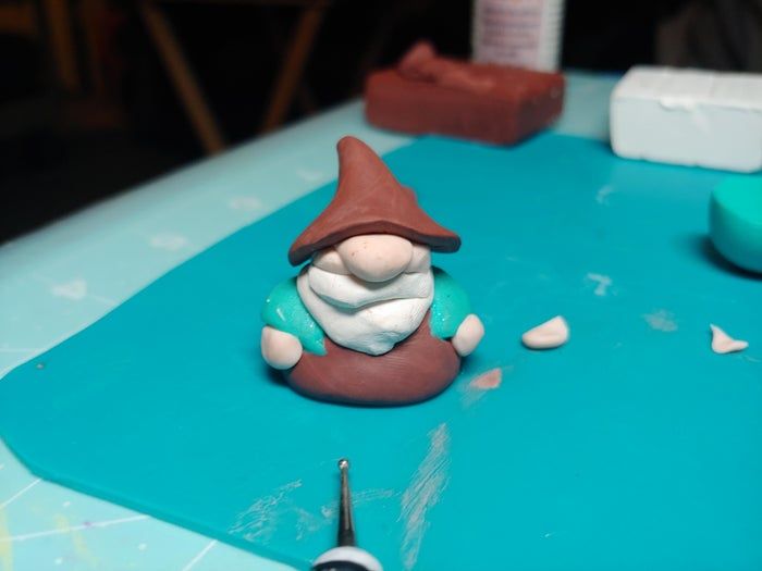 DIY微缩花园地精教程——聚合物黏土制作全步骤-第15张图片-趣作屋