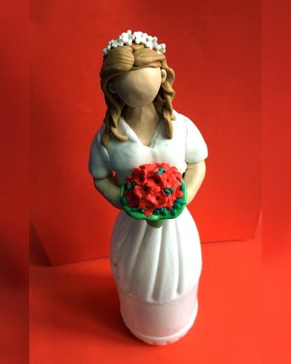 废旧塑料瓶DIY创意艺术品教程-第18张图片-趣作屋