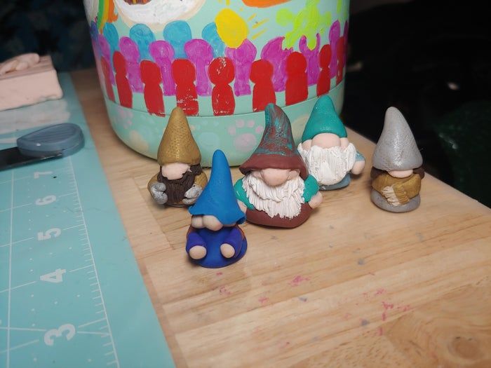 DIY微缩花园地精教程——聚合物黏土制作全步骤-第23张图片-趣作屋