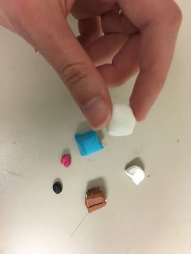 儿童手工：杰尼龟黏土挂件制作教程-第4张图片-趣作屋