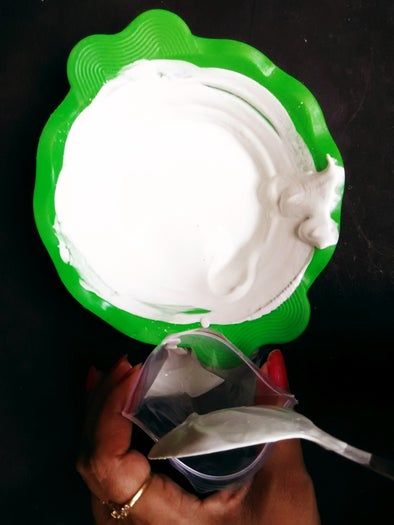 低成本自制白水泥褶皱烛台教程-第6张图片-趣作屋