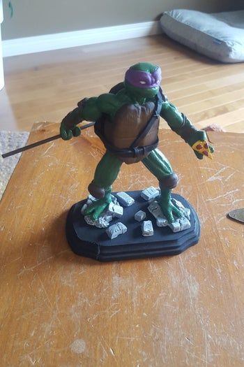 自制多纳泰罗忍者神龟雕塑教程-第2张图片-趣作屋