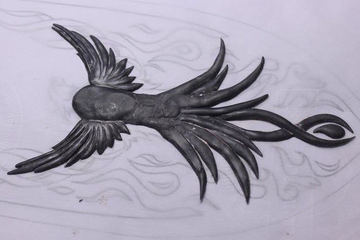 立体凤凰墙雕手工制作教程-低成本家庭DIY装饰品-第19张图片-趣作屋