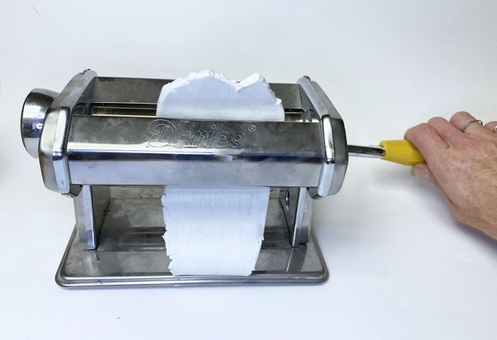 自制剪贴装饰聚合物粘土花环教程-第5张图片-趣作屋