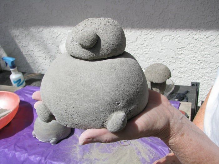 低成本水泥地精DIY教程-庭院装饰手作指南-第20张图片-趣作屋