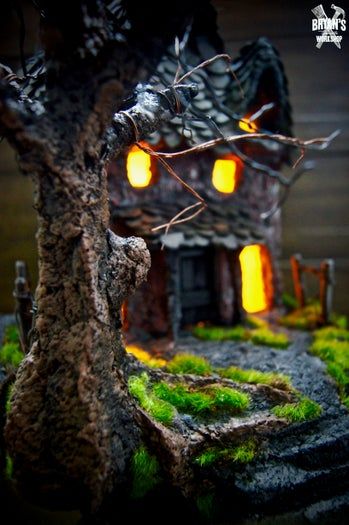 低成本自制纸粘土配方及DIY鬼屋教程-第11张图片-趣作屋