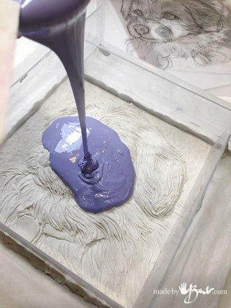 混凝土宠物纪念牌DIY教程-永恒纪念品制作指南-第12张图片-趣作屋