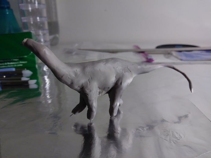 高精度微型恐龙模型制作全攻略-第11张图片-趣作屋