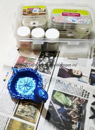 纯手工排灯节灯饰制作教程-陶土造型与彩绘步骤详解-第6张图片-趣作屋