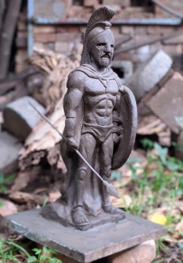 希腊战士陶土雕塑制作全流程指南-第7张图片-趣作屋