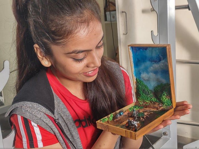 低成本自制情侣微缩首饰盒教程-第18张图片-趣作屋