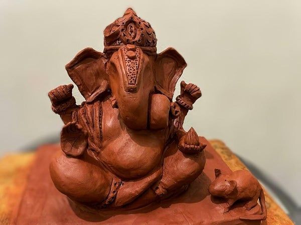 环保黏土自制象头神雕塑教程-第2张图片-趣作屋