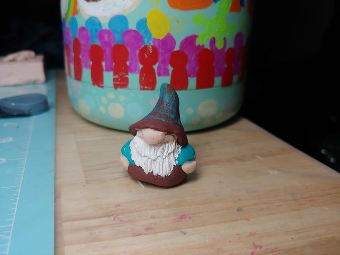 DIY微缩花园地精教程——聚合物黏土制作全步骤-第22张图片-趣作屋