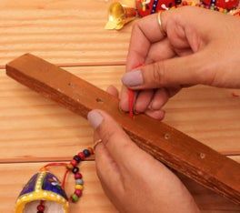 低成本自制拉贾斯坦风格壁饰教程-废弃材料DIY-第37张图片-趣作屋