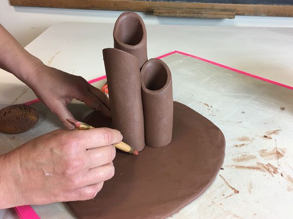 陶艺挤出成型花器制作教程-第9张图片-趣作屋 陶艺挤出成型花器制作教程-第9张图片-趣作屋