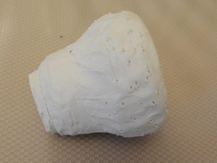 草莓造型花盆手工制作教程:风干黏土DIY创意容器-第11张图片-趣作屋 草莓造型花盆手工制作教程:风干黏土DIY创意容器-第11张图片-趣作屋