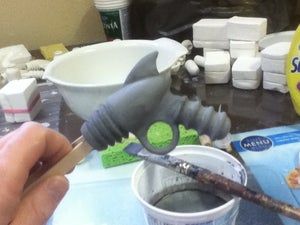 自制蜡模射线枪教程：石膏模具与高温烧制全流程-第25张图片-趣作屋