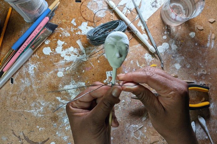 自制印尼传统木偶教程：创意纸黏土DIY全攻略-第17张图片-趣作屋