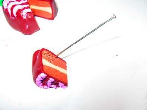 软陶蛋糕挂件制作教程：创意手工DIY指南-第14张图片-趣作屋