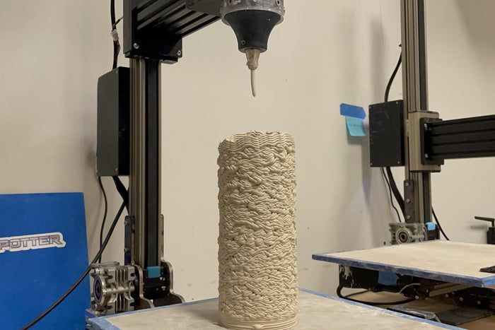 陶土3D打印随机路径算法制作花瓶全流程详解-第13张图片-趣作屋