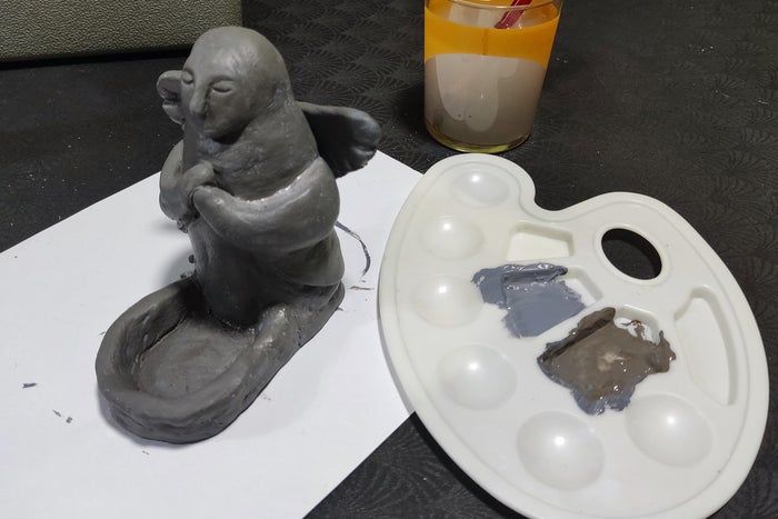 塞尔达传说海利亚女神像烛台手工制作教程-第31张图片-趣作屋