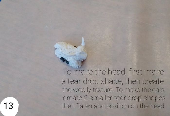 软陶手工制作狮子与羔羊雕塑教程-第13张图片-趣作屋