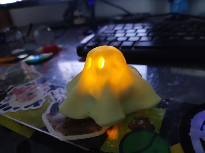 万圣节DIY小幽灵电子蜡烛制作教程-第12张图片-趣作屋 万圣节DIY小幽灵电子蜡烛制作教程-第12张图片-趣作屋