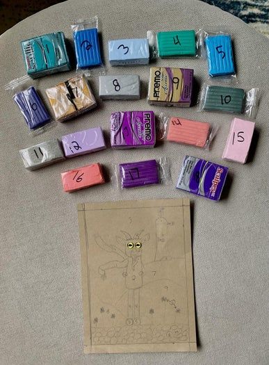 低成本手工粘土笔记本封面制作教程-第7张图片-趣作屋