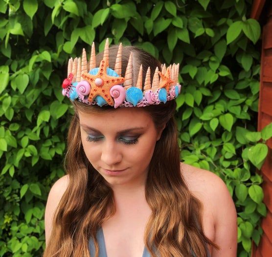 手工制作美人鱼皇冠教程：软陶造型技巧与步骤-第1张图片-趣作屋