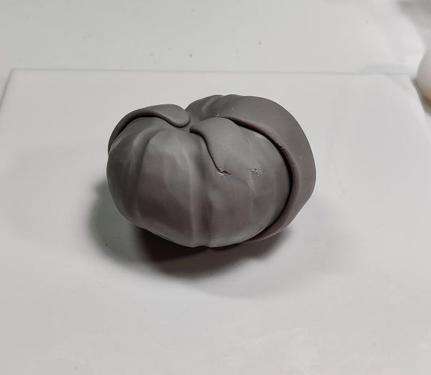 万圣节自制迷你南瓜灯教程-聚合物粘土手作指南-第10张图片-趣作屋